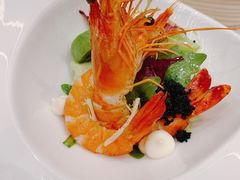 虾肉沙拉-悦禧耕岛酒店·指月坞餐厅·旺山特色农家乐
