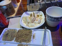 水果沙拉-三个蒙古大叔羊肉串(大宁店)