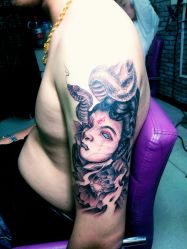 -组合纹身穿孔纹眉TATTOO