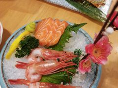 三文鱼甜虾刺身拼盘-村上一屋·亚洲菜融合小馆(南楼店)