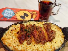 流金芝士牛排饭-豪客来牛排(中央花苑店)