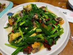 韭菜鸡蛋毛蛤肉-四合院海鲜小厨(旱西关店)