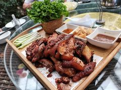 碳烤肘子-君临七星生态酒店