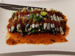 秋葵拌沙虫-黑明餐厅(白鹭洲店)