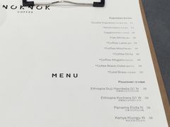 菜单-NokNok Coffee(宽窄巷子店)