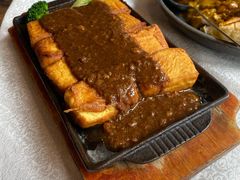 人气铁板肉汁煎豆腐-让我们见个面(祥云小镇店)