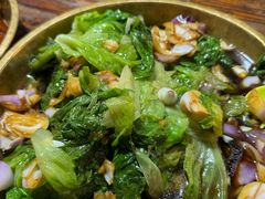 红葱头淋生菜-桃姐农庄老字号(从化温泉店)