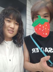 点击看大图 -藤野造型烫发染发