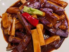 鱼香年糕炒茄子-涌上外婆桥(南塘店)