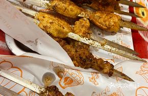 Iron Skewer Grilled Meat