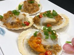 蒜蓉粉丝烤扇贝-韩时烤肉(枫蓝店)