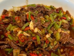 茶油生炒黄牛肉-玖五京菜(杭州城北万象城店)