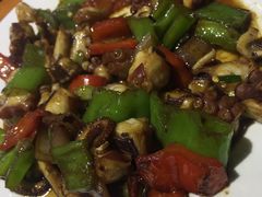 鱿鱼炒尖椒-阿军排档·烧烤