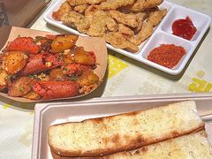 剪刀火腿拌土豆-串盟烧烤·长沙美食地标(星沙店)