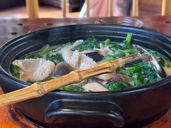 菌菇鱼汤豆苗-宁波柏悦酒店·钱湖渔港