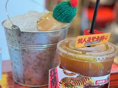 冰镇丝袜奶茶-沙胆彪炭炉牛杂煲(上海日月光广场店)