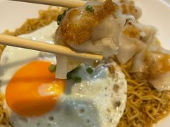 鱼皮饺太阳蛋公仔面-明記茶餐廳(福田总店)