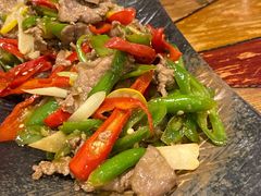 酸木瓜炒牛肉-紫滇源云南生态菜(丹凤街店)