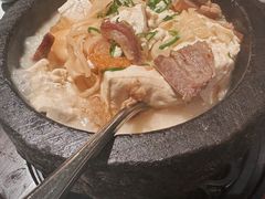 虾干手工石磨豆腐-狮王府淮扬菜(夫子庙老门东店)