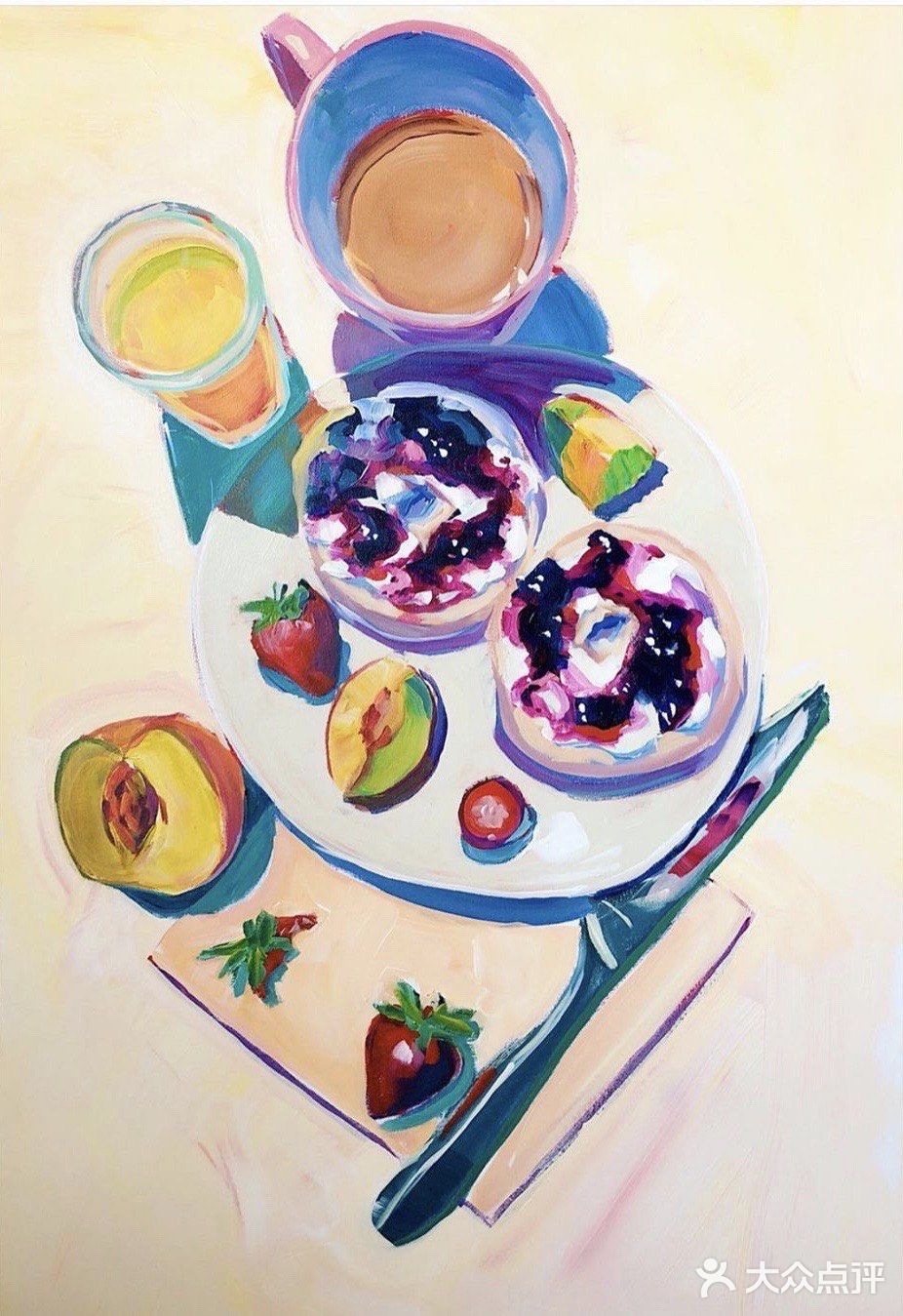 想要在静谧的午后☀️享受油画的美好～