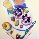 想要在静谧的午后☀️享受油画的美好～