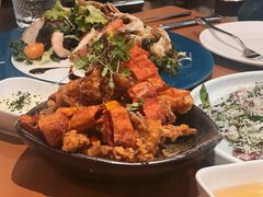 酥炸乌贼配柠檬蛋黄酱-Golden Lily河内巴黎法越料理餐厅(建国西路店)