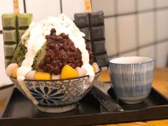 日式抹茶生乳かき氷-WONDER ICE 萬得冰田(建設路总店)