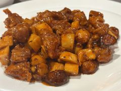 蒜子口蘑牛肉粒-燕春楼(海河华鼎店)