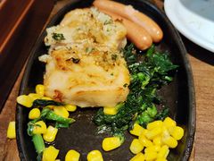 铁板蒜味鸡排-萨莉亚意式餐厅(龙阳广场店)