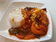 番茄鸡蛋牛肉饭-金利茶餐厅(中船汇店)