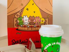 熏鸡芝士丹麦酥三明治-Seesaw Coffee(朝阳大悦城店)