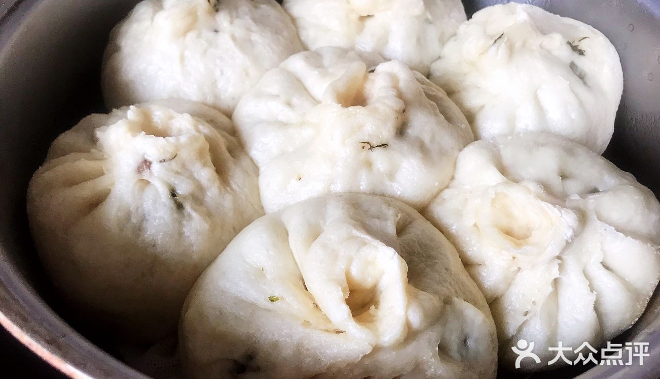 超好吃的木兰芽馅儿的大包子