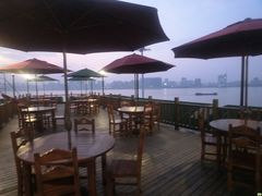喝着咖啡看着美丽的江景-蓝山咖啡馆(钱江龙店)
