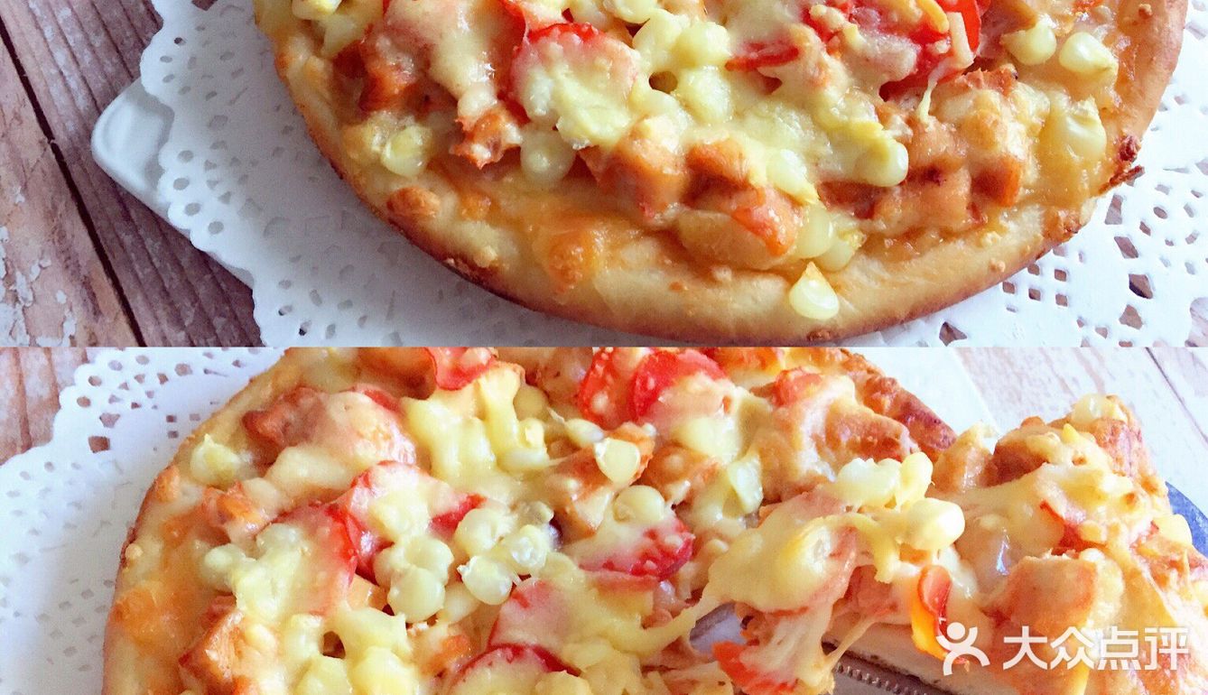 新奥尔良鸡肉披萨🍕无敌好吃😋
