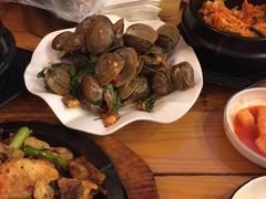 辣炒黄蚬子-长寿参鸡汤(朝韩风情街店)
