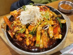 炒鱿鱼-姜虎东白丁韩国烤肉(吉利大厦店)