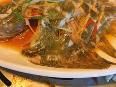 清蒸多宝鱼-蟹谢蒸鲜自助餐厅