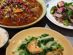 小白菜煎豆腐-廖川菜(金虹桥店)