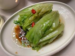 白灼田园生菜-粤江春·早茶·潮粤菜·宴会(罗湖宝能中心店)