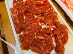 秘制嫩滑牛肉-義聚德·清真铜锅涮羊肉·烧烤(河东店)