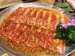 -明洞阿姨·韩式酱蟹烤肉·创意料理(三元桥店)