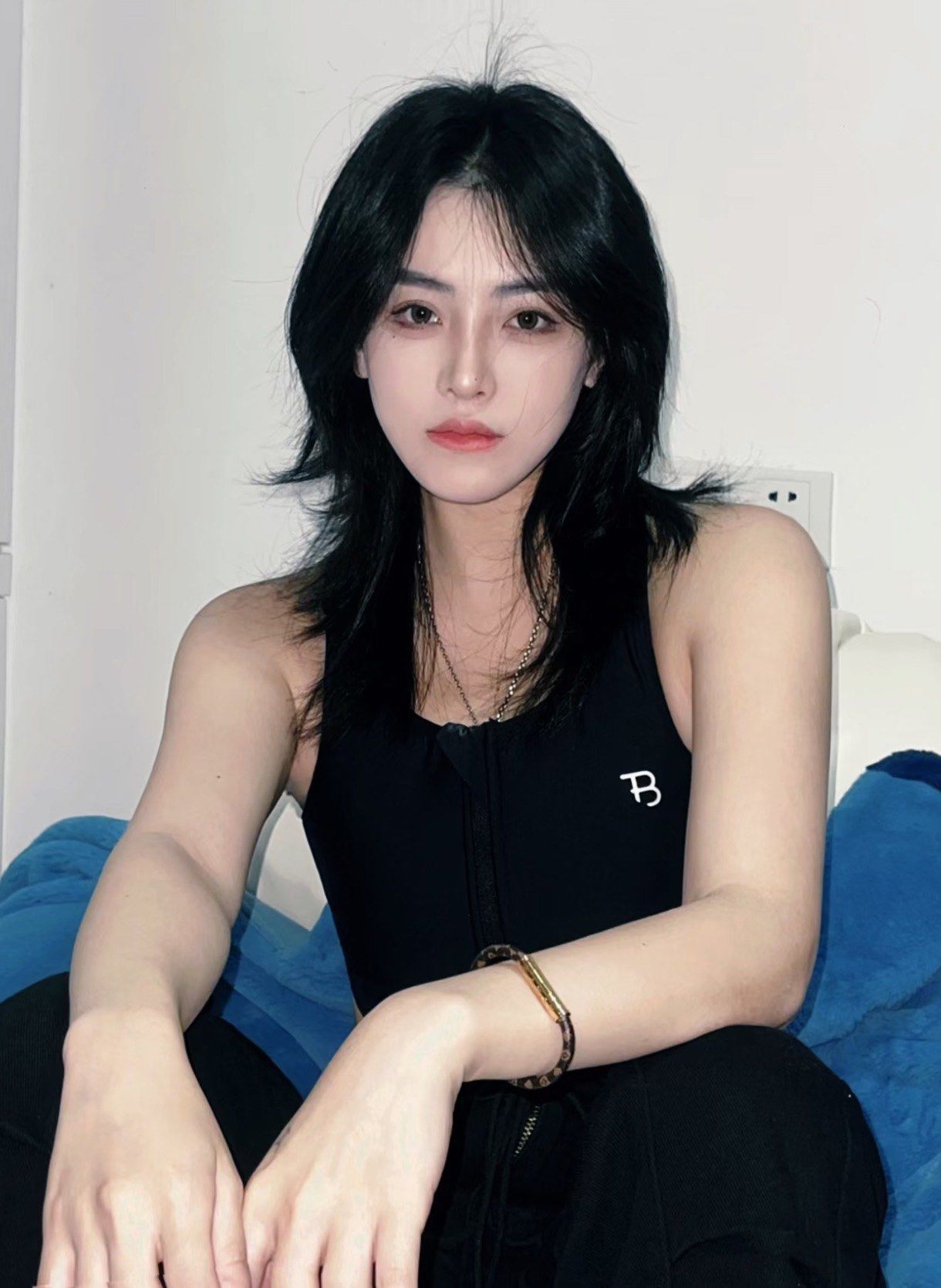 高层次狼尾发型