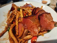 萝卜干炒腊肉-绿茶餐厅(领展购物广场·中关村店)