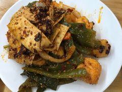 凉拌干豆腐-李刚鸡西刀削面