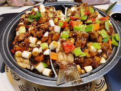 宫保鸡丁烤鱼（清江鱼/斤）-锦尚阁烤鱼(望京新荟城店)