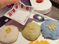 三色香芒糯米飯-新越盏·东南亚料理(捷登都会店)