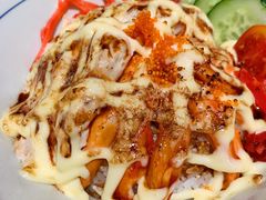 赤焰帝黄蟹腿金枪鱼盖饭-二丁目食堂(铁西万象汇店)