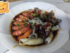 胶东油泼三鲜-威海渔村(静安旗舰店)