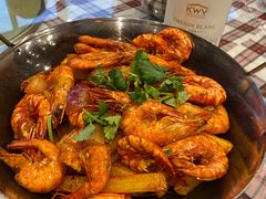 干锅虾-乡村小榭饭店