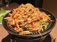 酸菜煎肉-那家老院子东北菜.饺子.小鸡炖蘑菇(宁山店)